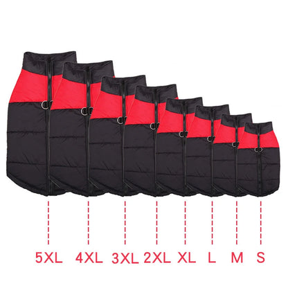 Waterproof & Warm Dog Jacket for Small, Medium, Large Breeds