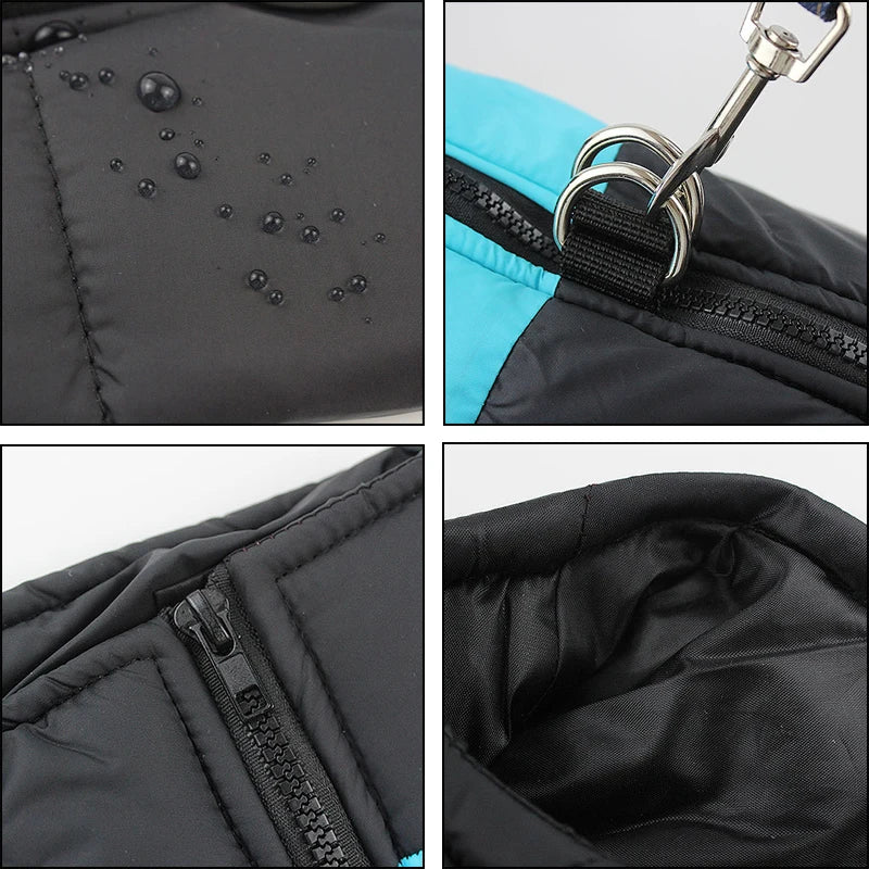 Waterproof & Warm Dog Jacket for Small, Medium, Large Breeds
