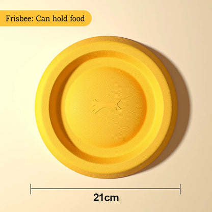 EVA Durable Dog Toy Set – 4 Pack Flying Disc, Ball & Tug Rope for Puppies and Adult Dogs | Chew-Proof Teeth Cleaning Pet Toys (2024 Bestseller)