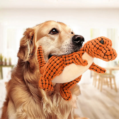 Interactive Plush Animal Chew Toy for Dogs – Soft Stuffed Pet Toy for Puppies, Cats, Small & Medium Dogs
